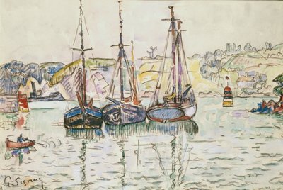 Lezardrieux von Paul Signac